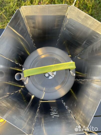 Ветрозащитный экран для туристической горелки