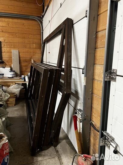 Деревянные окна со стеклопакетом бу