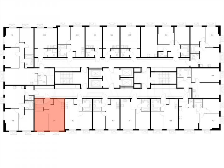 1-к. квартира, 37,7 м², 18/25 эт.