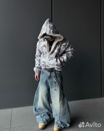 Бомбер Balenciaga Rick owens camo type