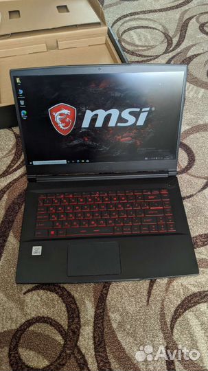 Мощный игровой ноутбук i5 6/12 ядер RTX 3060