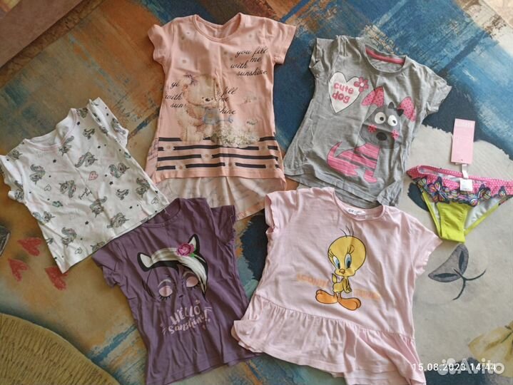 Пакет вещей на девочку 2-5 лет