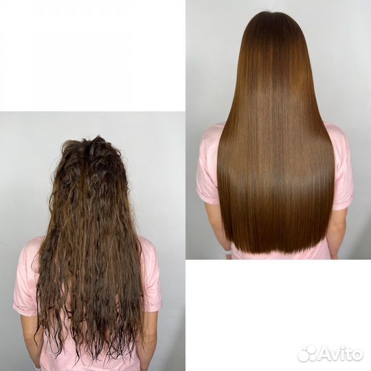 Кератиновое выпрямление