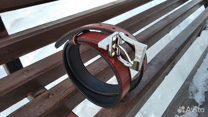 Ремень двухсторонний. Натуральная кожа