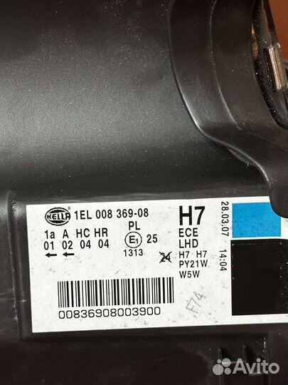 Фара правая мерседес Mercedes-Benz w211 рестайлинг