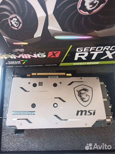 Видеокарта msi rtx 2060 super gaming x