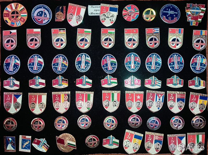 Коллекция значков. Космос. Совместные полеты