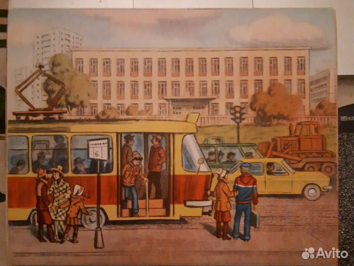 Пособия в картинках СССР изучение 3 ин. языков А4