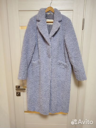 Шуба с шерстью альпаки и верблюда 46