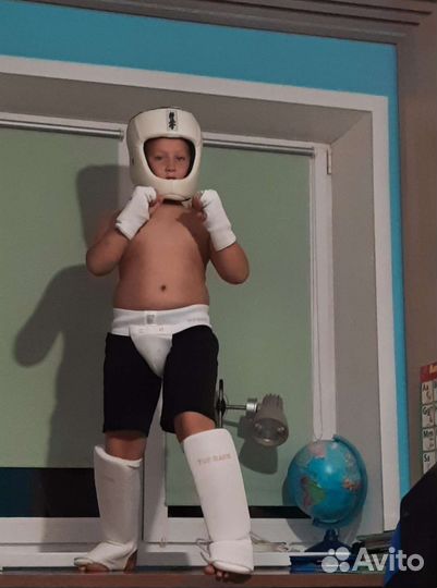 Шлем кожаный для каратэ