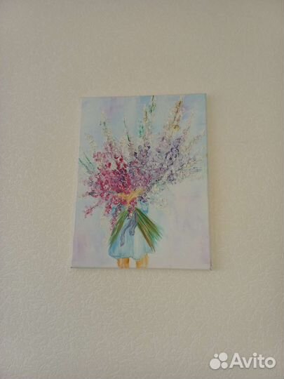 Картина маслом на холсте 3040 для дома подарок