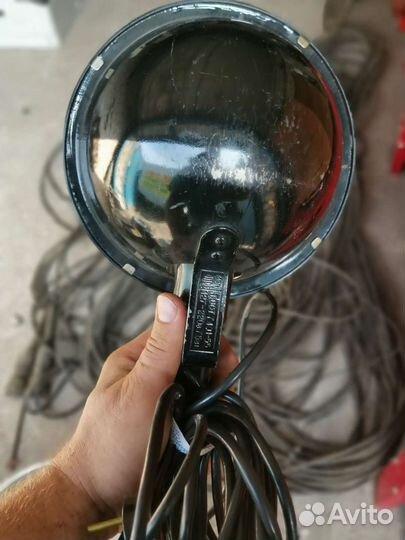 Синяя лампа рефлектор СССР