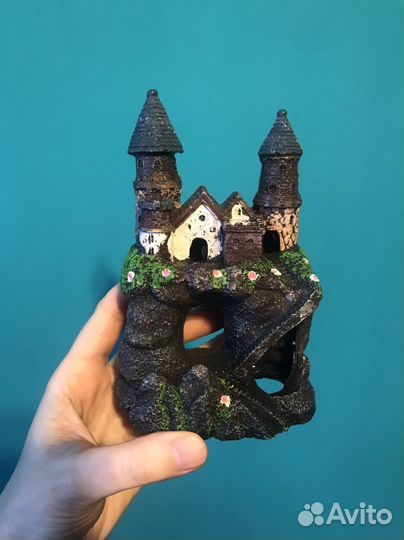 Замок декор аквариум (авито доставкой отправляю)