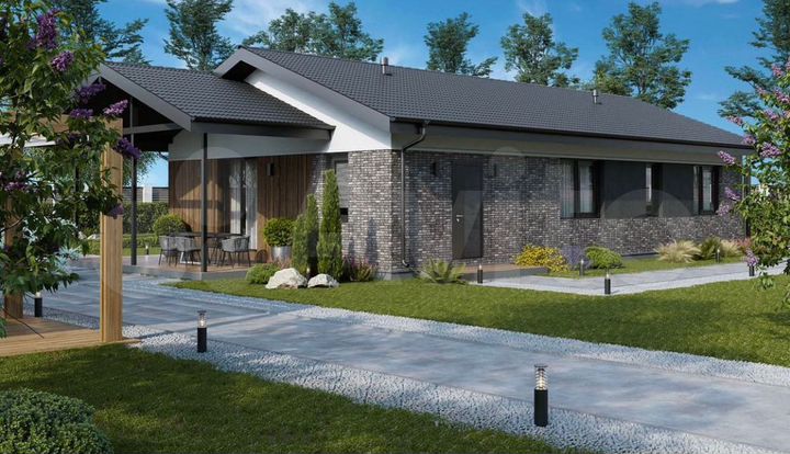 Дом 154 м² на участке 12 сот.