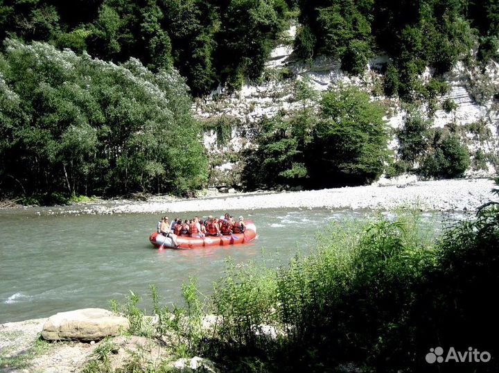 Сплав по реке Рафтинг в Адлере