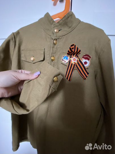 Военная детская форма с галифе