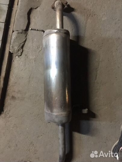 Хундай Солярис глушитель