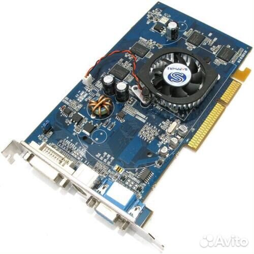 Видеокарта sapphire X1050 256MB DDR2 VGA/DVI-I