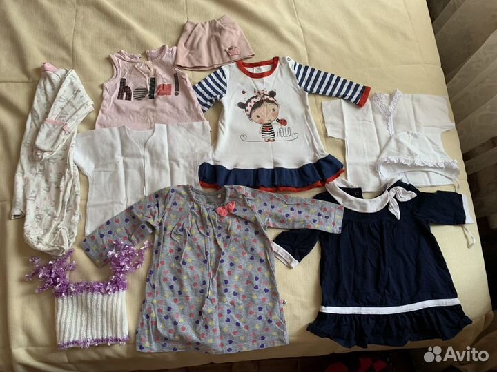Детские вещи на девочку 0-2 лет
