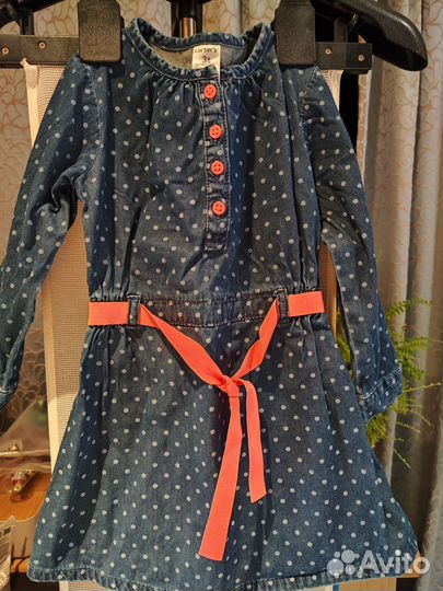 Платье джинсовое, Carter's