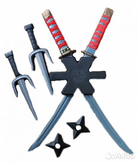 Оружие Ниндзя с ножнами набор карнавальный