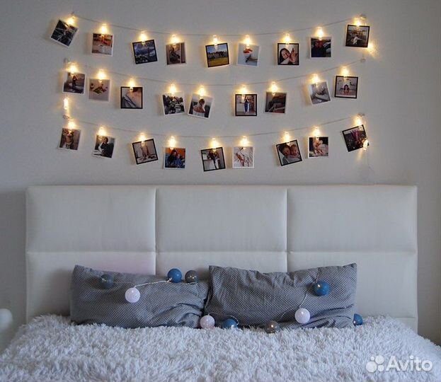 Гирлянда с прищепками