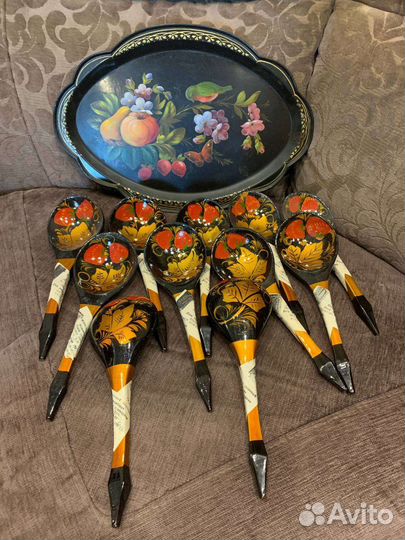 Новые деревянные ложки. Сделано в СССР