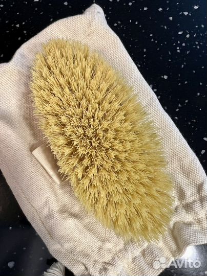Массажная щетка натуральный мексиканский кактус