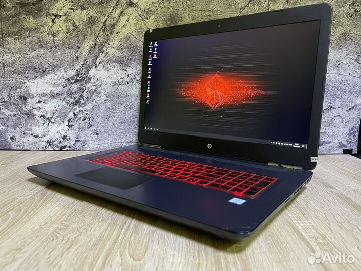 Игровой ноутбук 17.3 HP omen GTX 1060