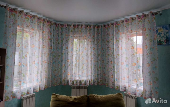 Шторы на люверсах бу