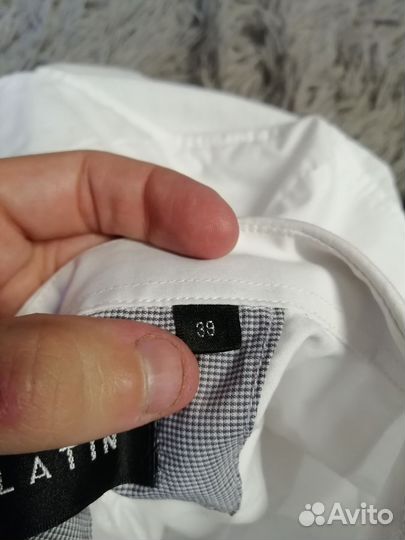 Рубашка мужская, белая, 48