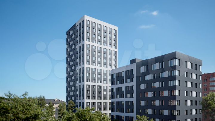 Квартира-студия, 28,1 м², 7/19 эт.