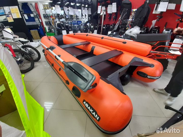 Лодка пвх Sibriver Абакан 380 Jet тоннельная