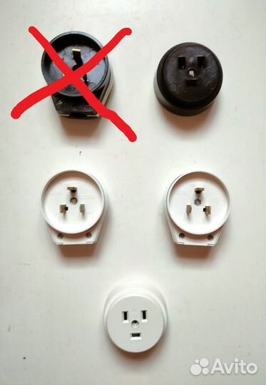 Вилка и розетка для электроплиты, новые