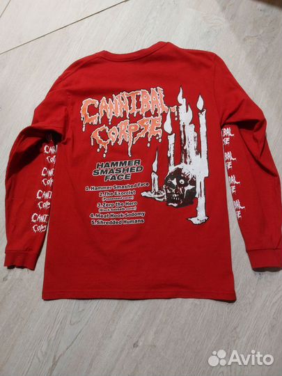Лонгслив Cannibal Corpse, longsleeve, мерч, merch