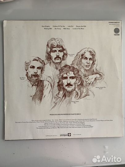 Виниловые пластинка Black Sabbath