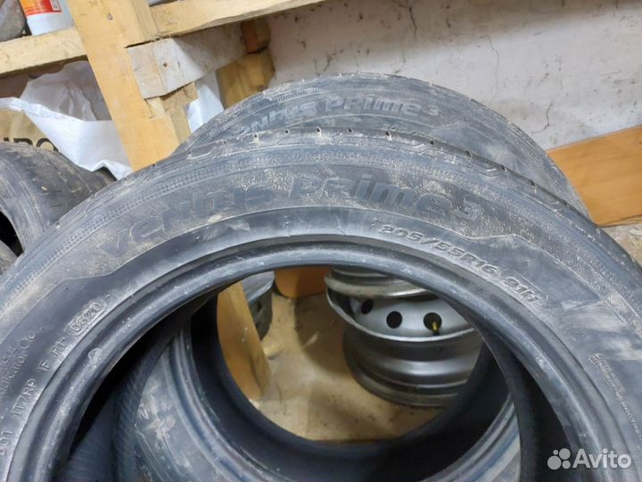 Летние шины r16 бу