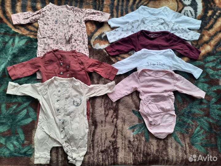 Боди и слипы на девочку