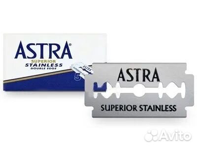 Лезвия для бритья Astra Superior Stainless, 5 шт