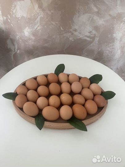 Домашние куриные яйца