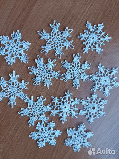 Набор снежинок 12 шт