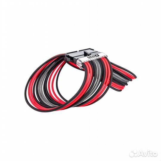 Комплект кабелей для бп 1stplayer BRG-001 black/RE