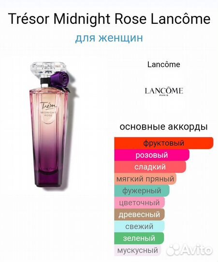 Tresor Midnight Rose Lancome 10 мл