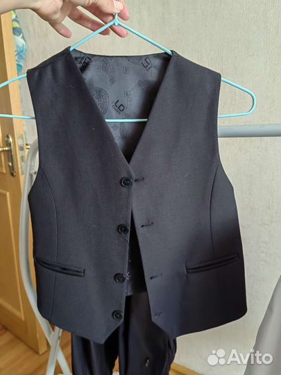 Костюм школьный для мальчика LD черного цвета