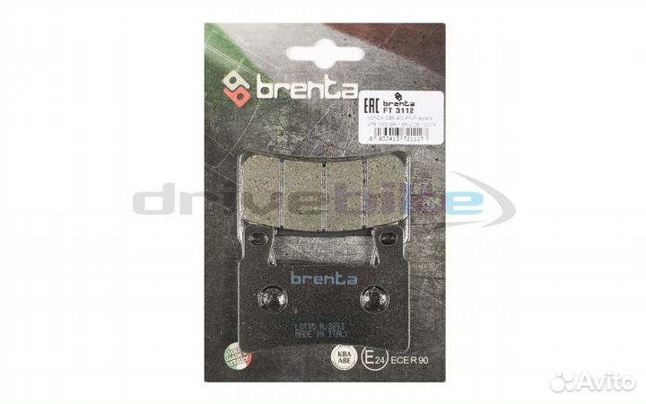 Тормозные колодки Brenta FT3112 (TRW MCB703)