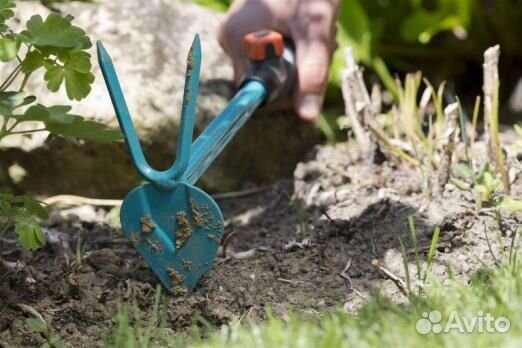 Мотыжка ручная 6 см с 2 зубцами Gardena 08911-20.0