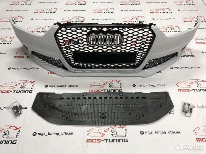 Бампер на Audi A4 B8 в стиле RS4 11-15 гг