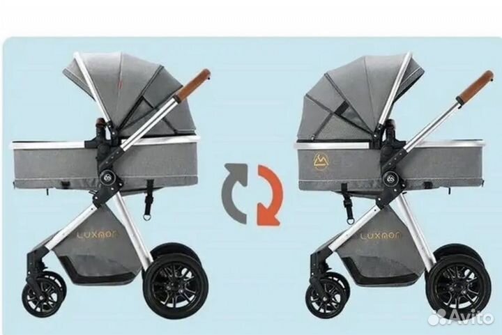 Коляска luxmom v9 3 в 1