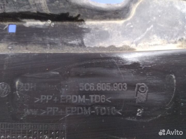 Накладка бампера переднего Volkswagen Jetta