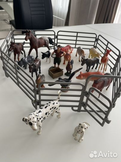 Домашние и дикие животные, игрушки для детей